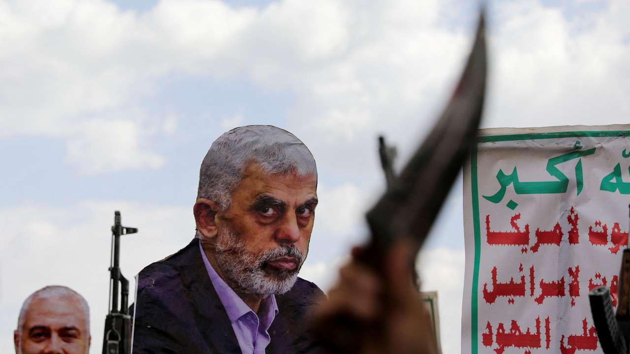 FILE PHOTO: Demonstration in solidarity with Palestinians in the Gaza Strip, in Sanaa