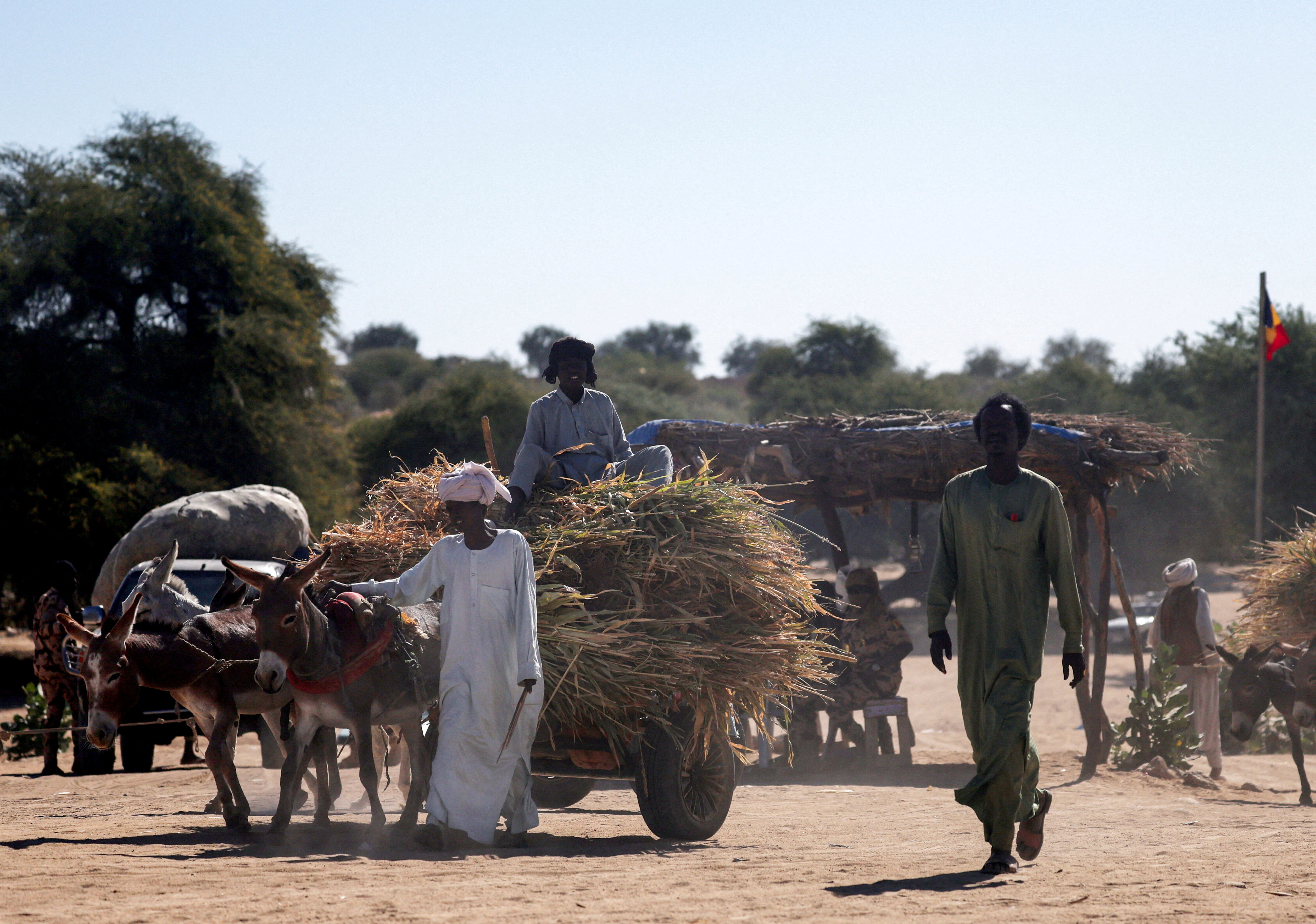 FILE PHOTO: Scenes from Tine border post in eastern Chad amid conflict between the paramilitary Rapid Support Forces (RSF) and the Sudanese Army