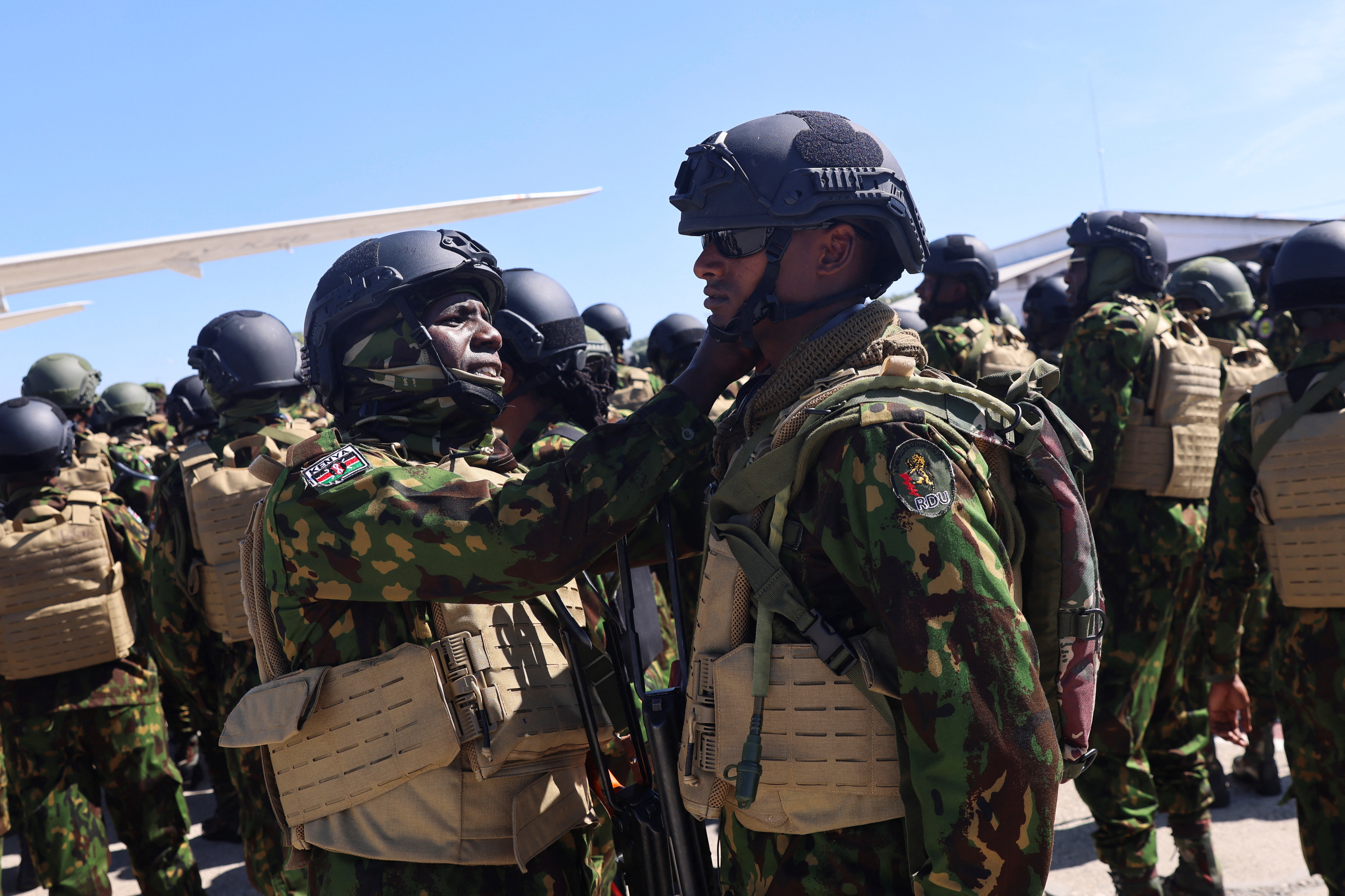 Contingent of Kenyan police officers arrive to Haiti