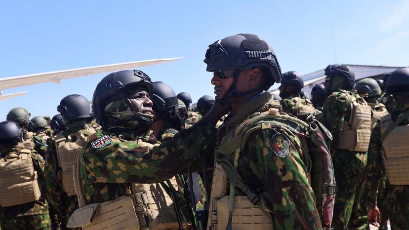 Contingent of Kenyan police officers arrive to Haiti