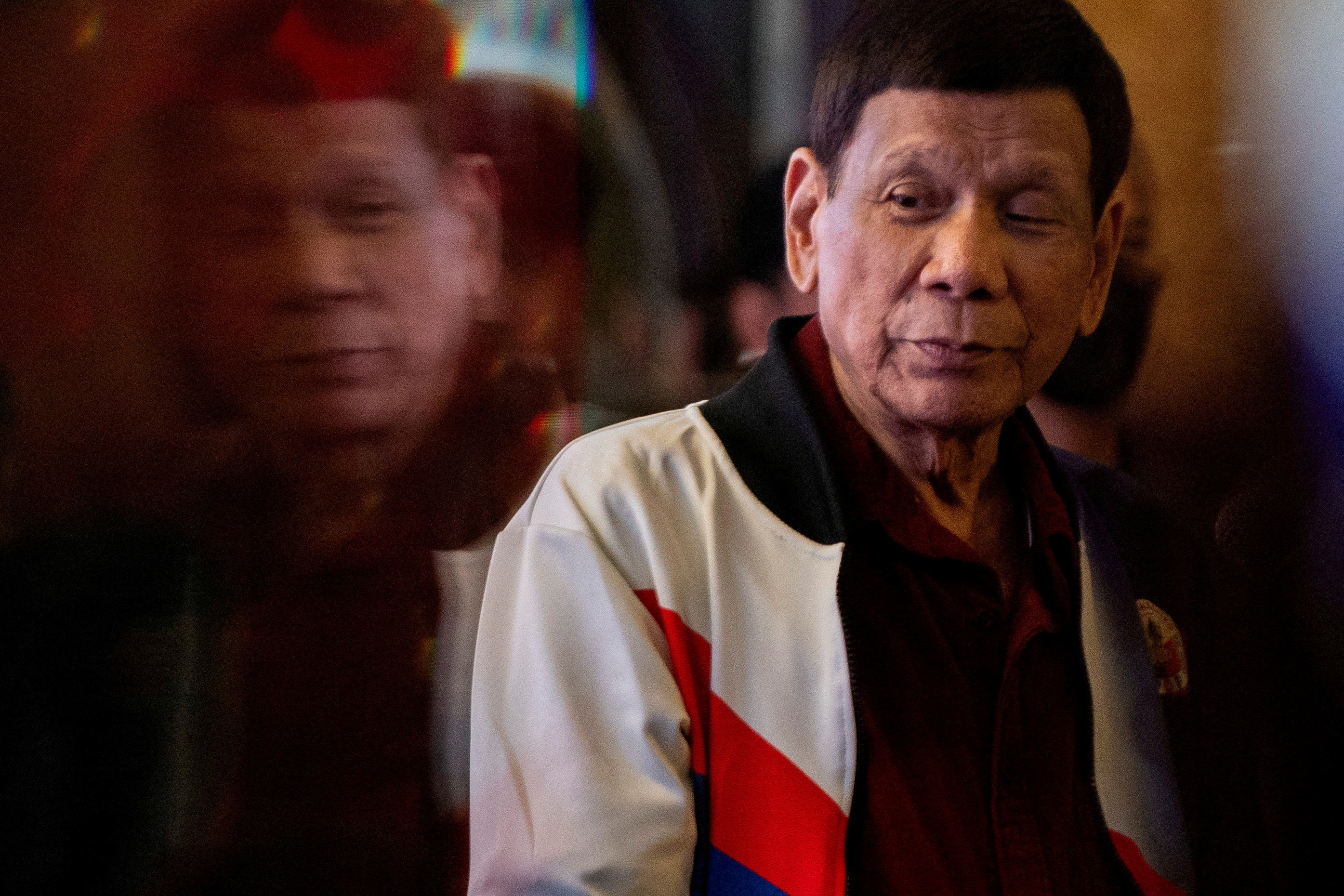 FILE PHOTO: Former Philippine president Rodrigo Duterte attends PDP-Laban proclamation rally
