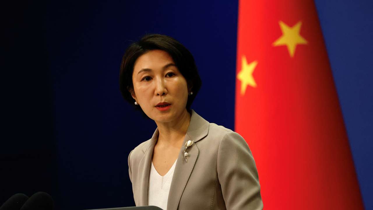 China's foreign ministry spokesperson Mao Ning attends a press conference in Beijing