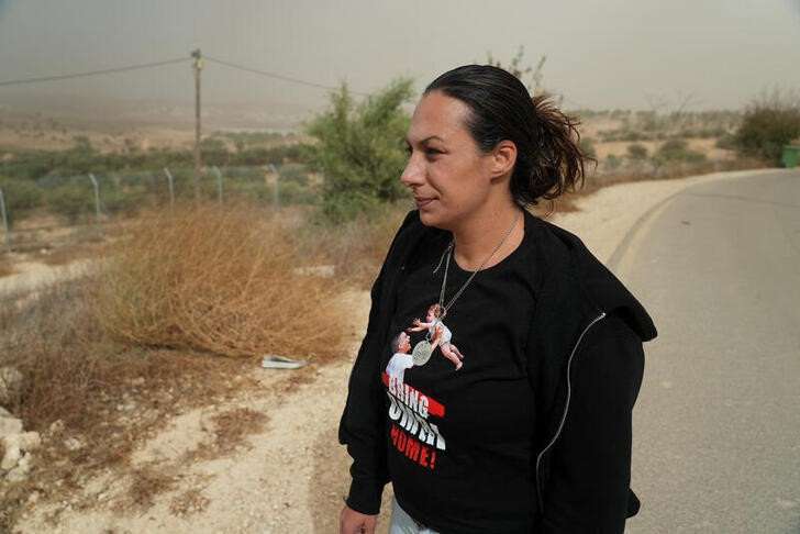 Lishay Lavi, whose husband Omri Miran was abducted by Hamas militants