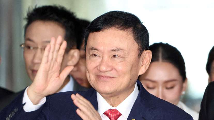 FILE PHOTO: Exiled former PM Thaksin returns to Thailand