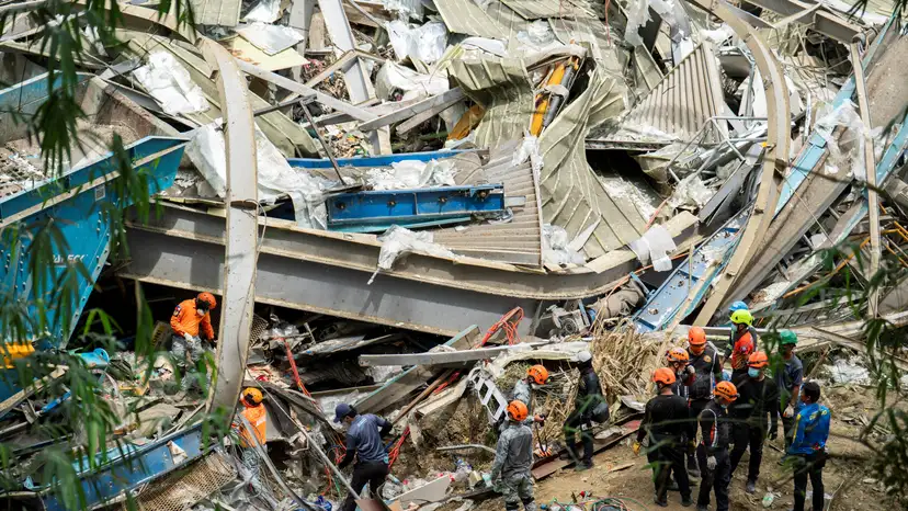 Collapsed landfill in Cebu City