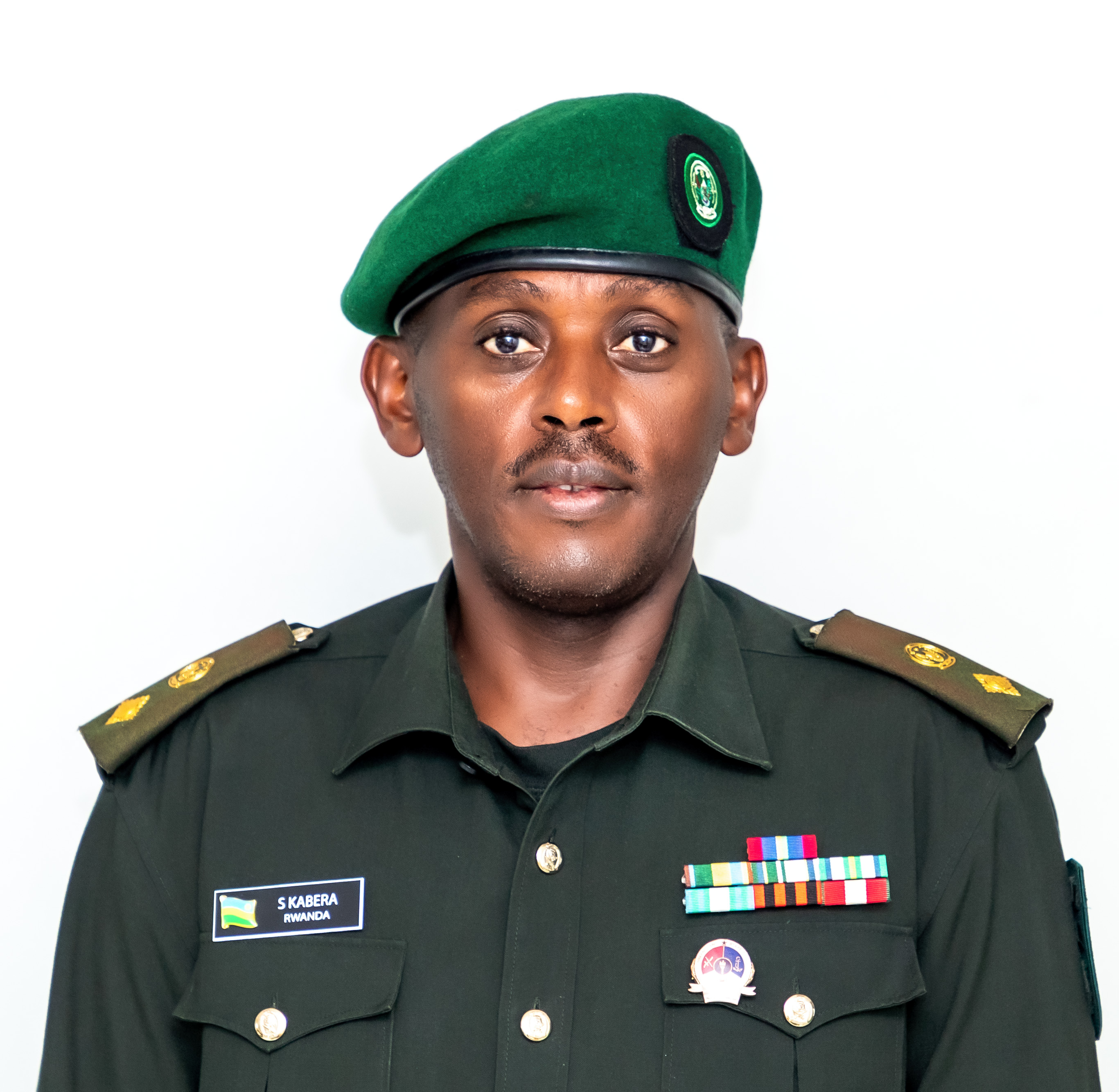 Deputy Spokesman of the Rwandan Army, Lt. Col Simon Kabera