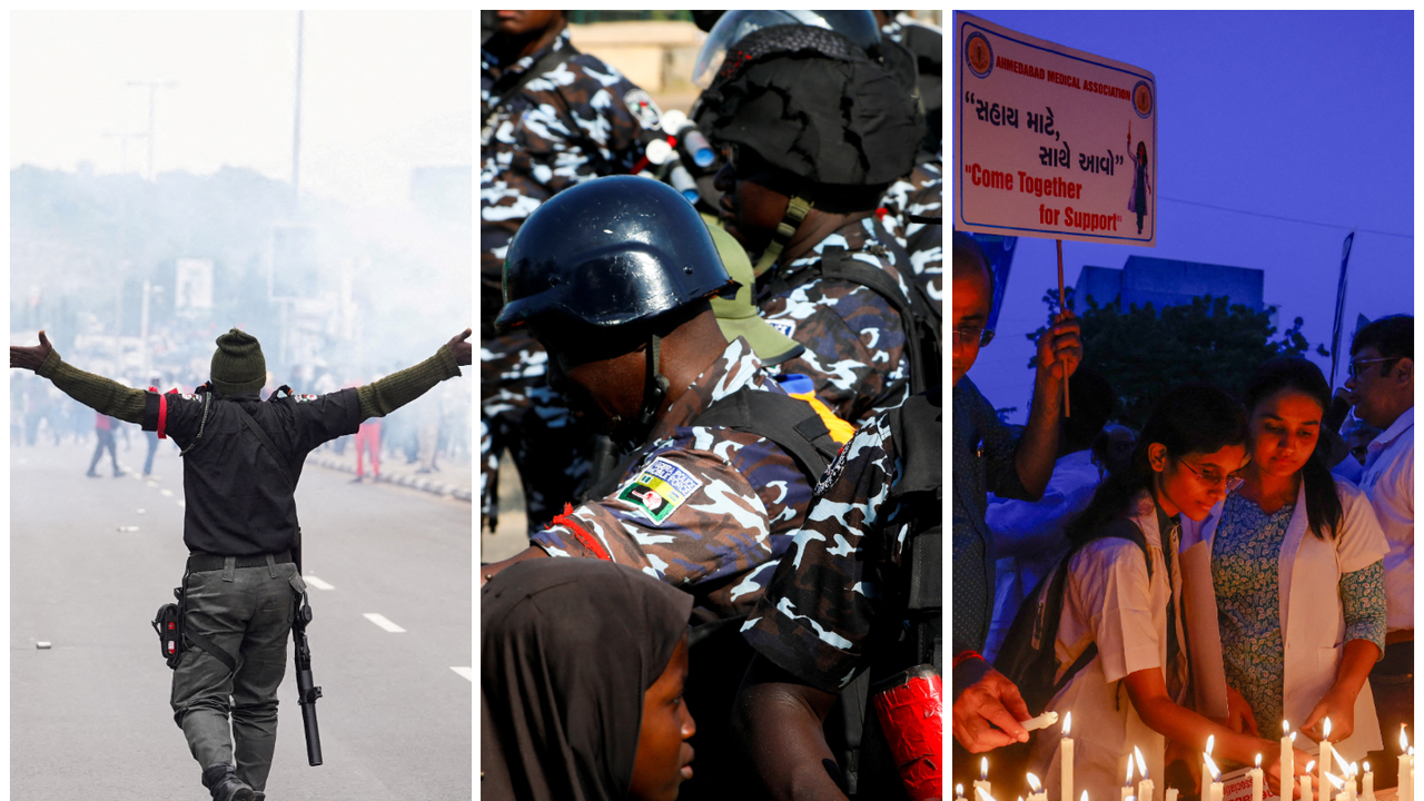 Protests around the world