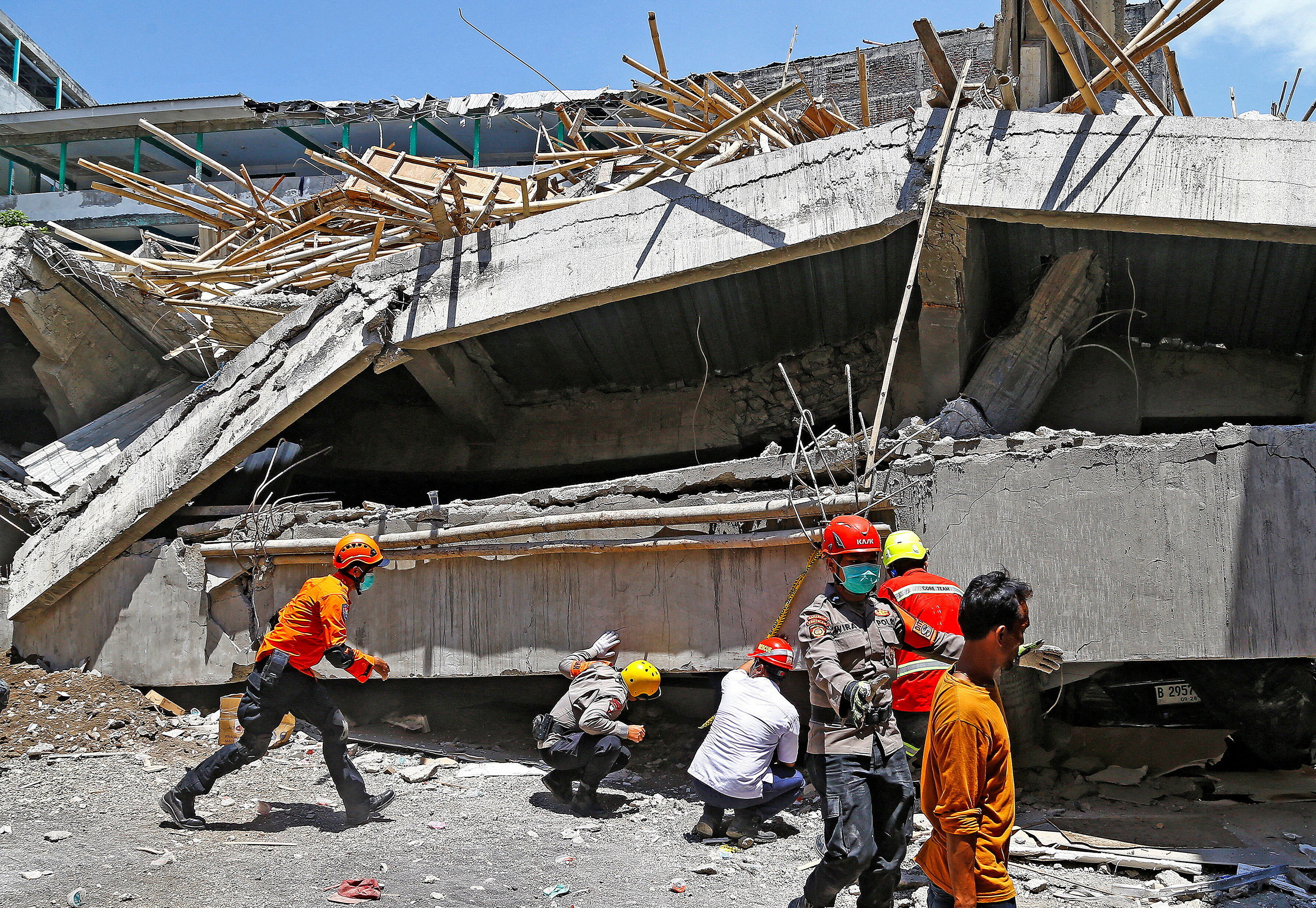 FILE PHOTO: Aftermath of hall collapsing at the Al-Khoziny Islamic boarding school in Sidoarjo