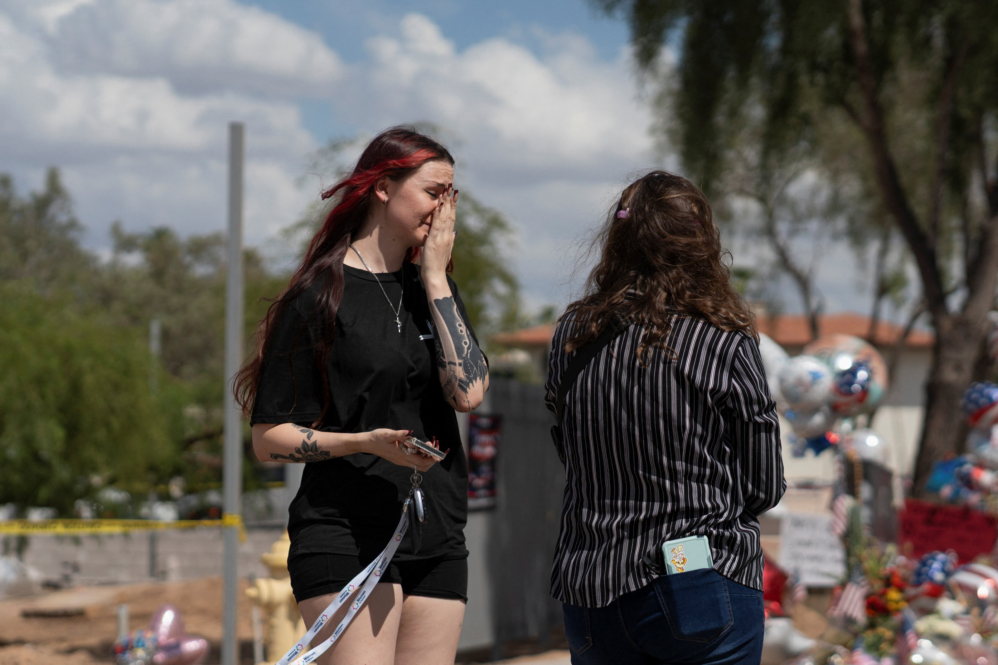 People mourn following the fatal shooting of conservative activist Charlie Kirk