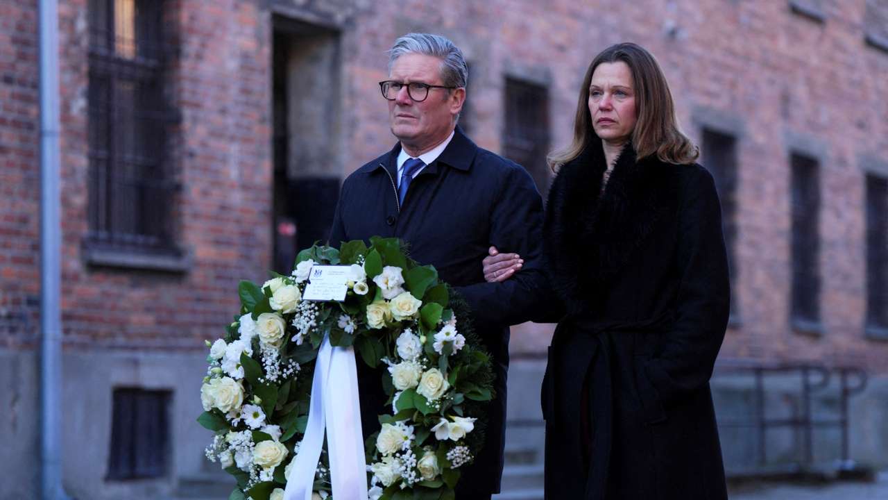 British Prime Minister Keir Starmer visits Poland