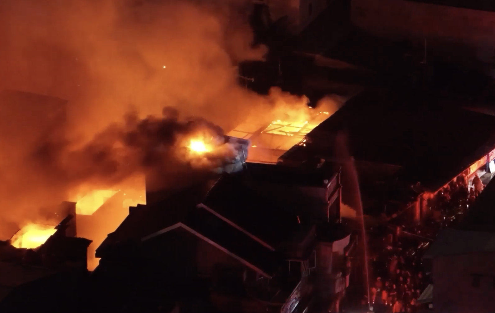 Indonesia neighborhood fire