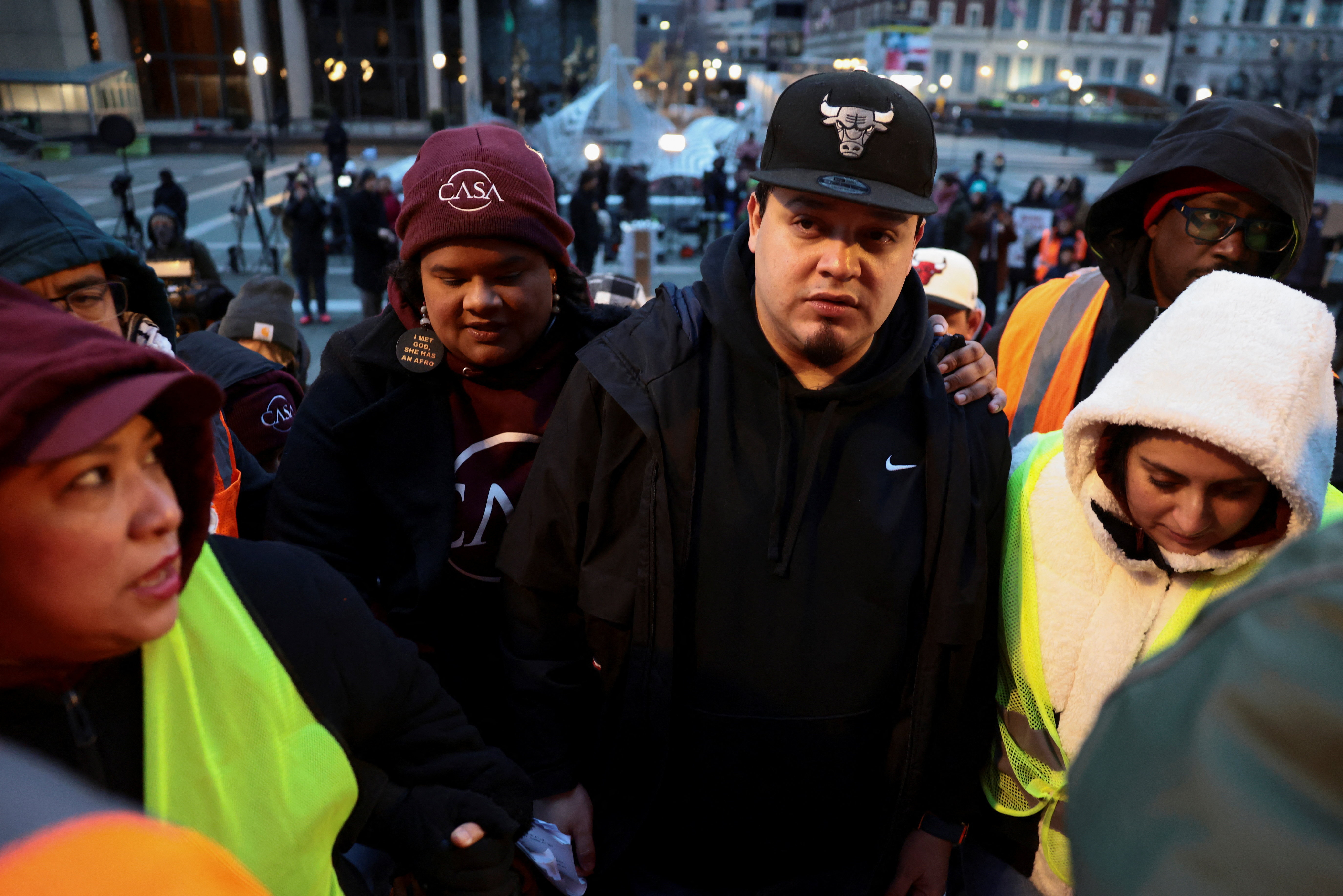 Kilmar Abrego appears in Baltimore for ICE check-in