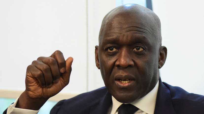 International Finance Corporation Managing Director Makhtar Diop speaks during an interview with Reuters in Islamabad