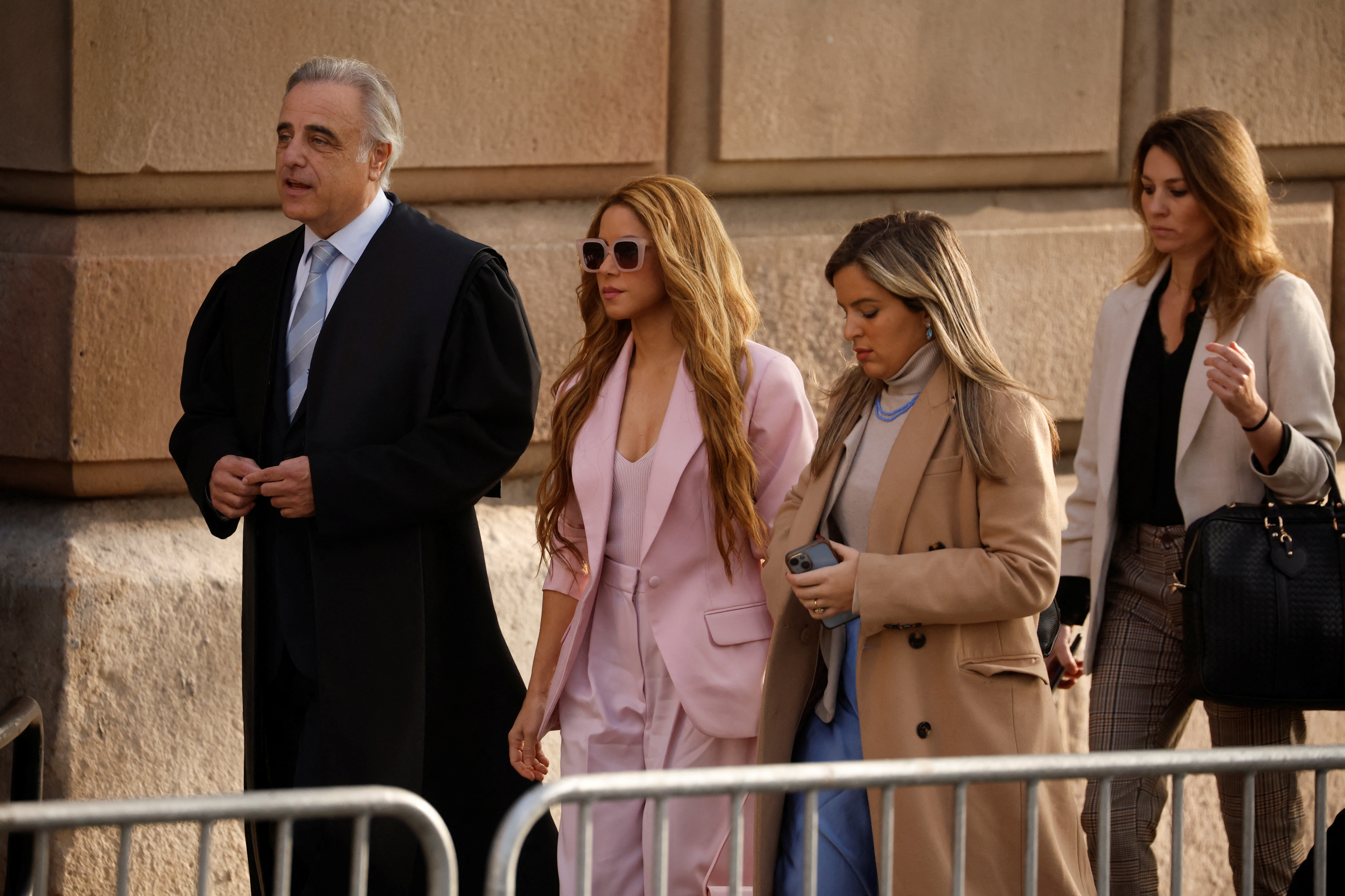 Colombian singer Shakira Mebarak testifies in court for tax fraud