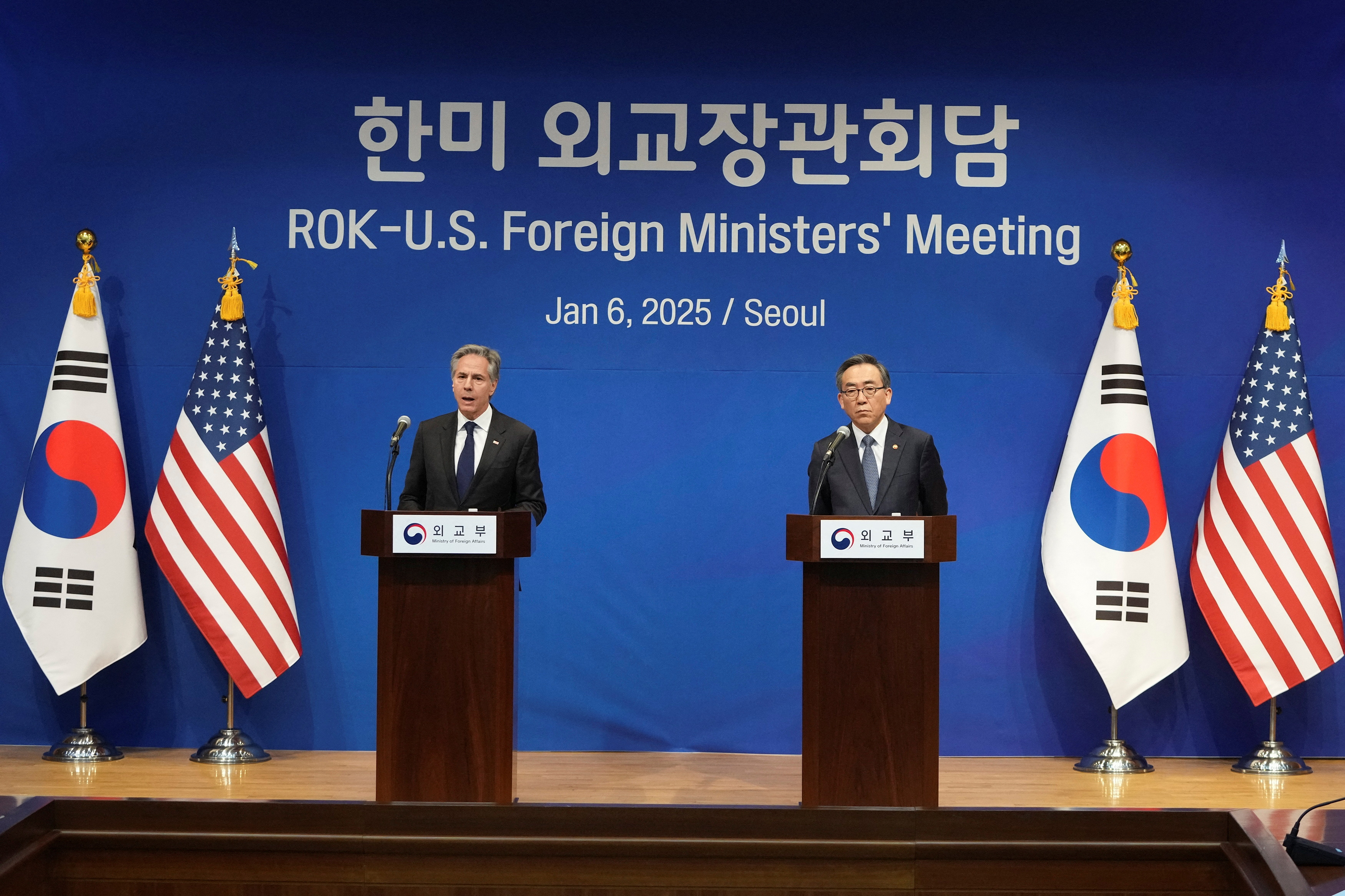 U.S. Secretary of State Antony Blinken visits South Korea