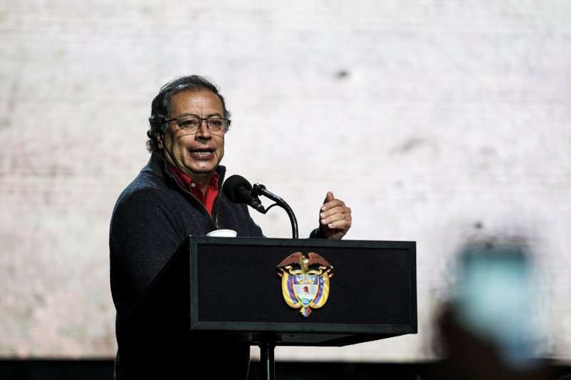 Event to announce the approval of a law called "No mas Ole" (No more Ole), that prohibits bullfighting, in Bogota