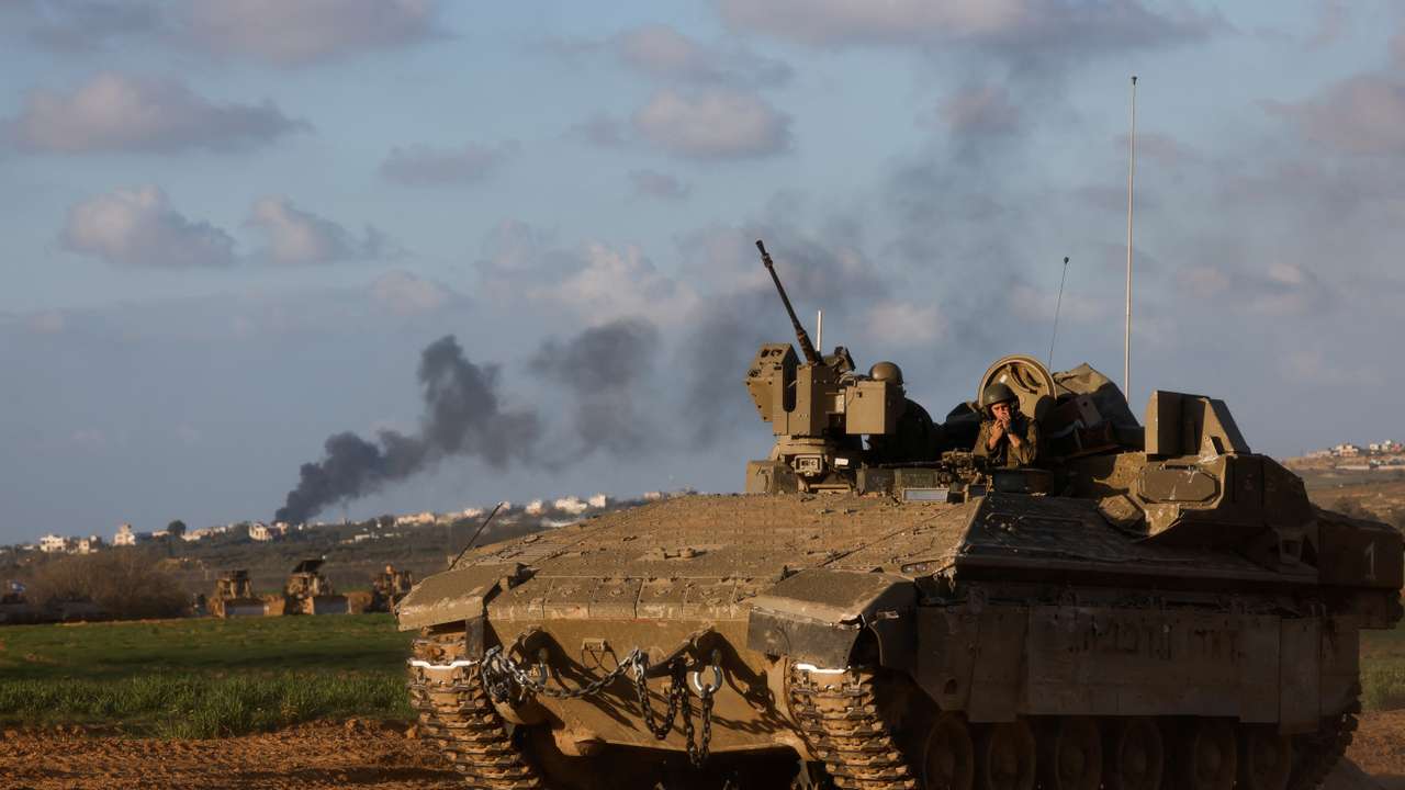 Ongoing conflict between Israel and the Palestinian Islamist group Hamas
