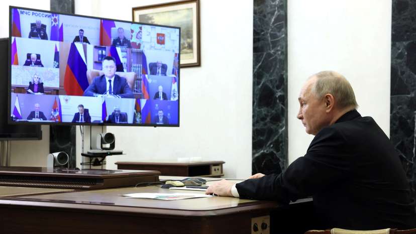 Russian President Putin chairs meeting on measures taken after concert hall attack