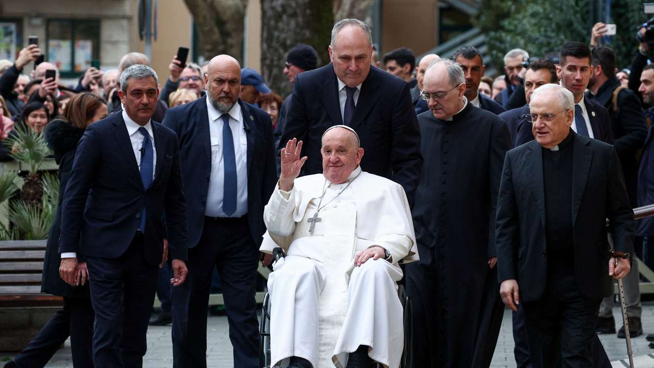 Pope Francis presides over the '24 Hours for the Lord' Lenten initiative, in Rome