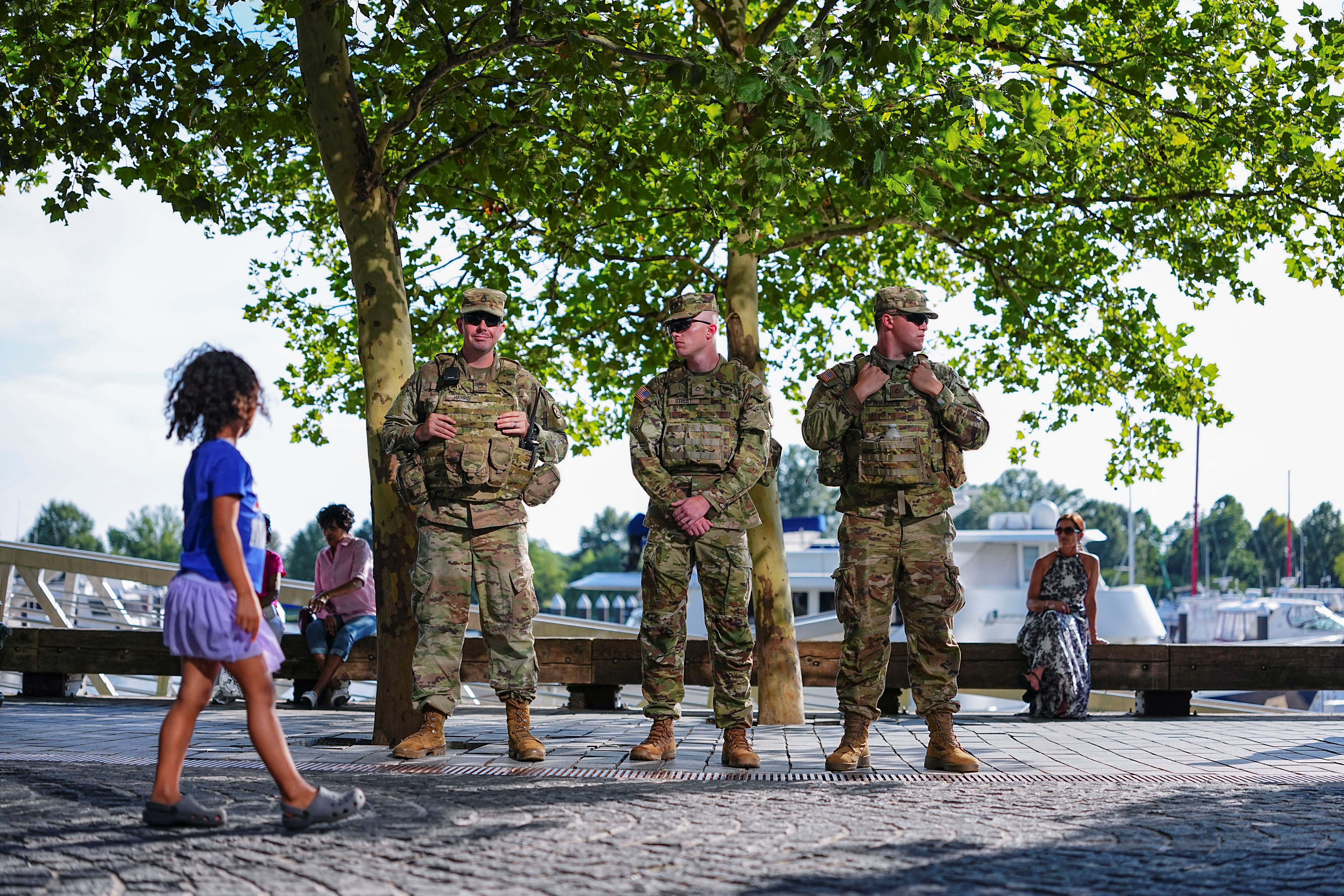 U.S. President Trump deploys the National Guard in Washington