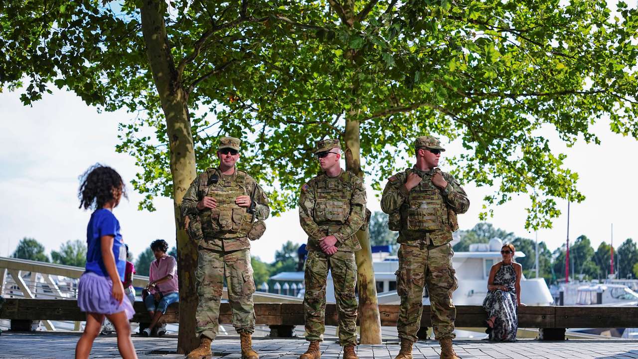 U.S. President Trump deploys the National Guard in Washington