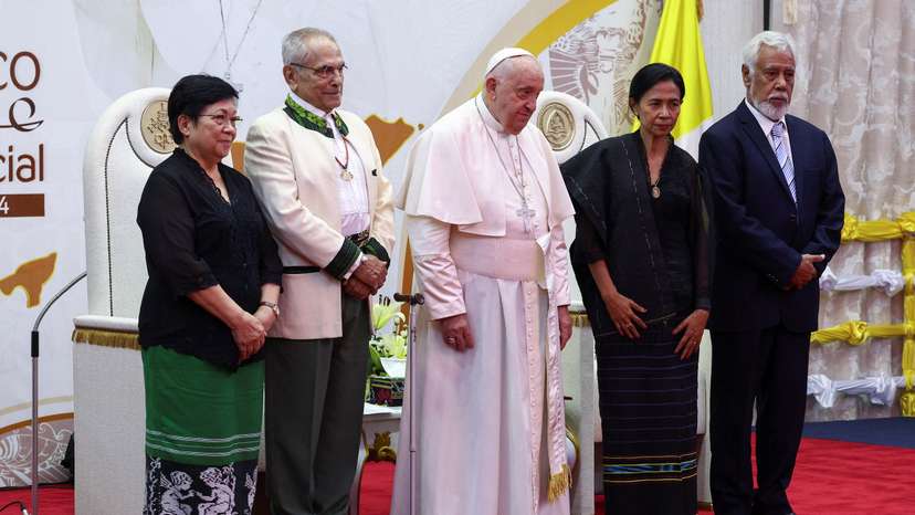 Pope Francis visits East Timor's capital Dili
