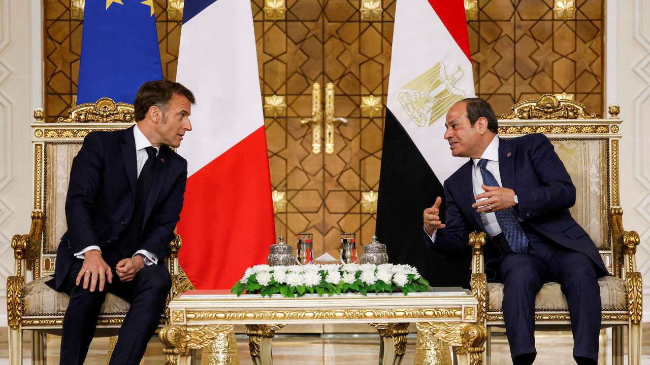 French President Emmanuel Macron visits Egypt