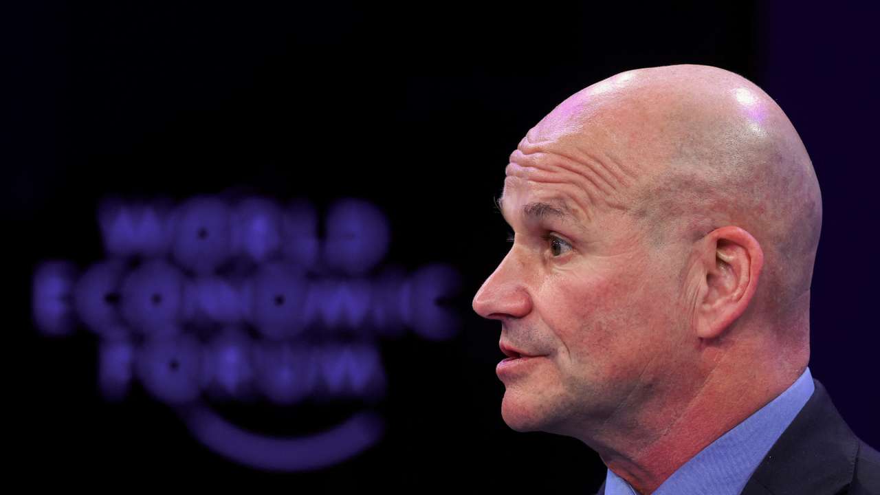 FILE PHOTO: 55th annual World Economic Forum (WEF) meeting in Davos