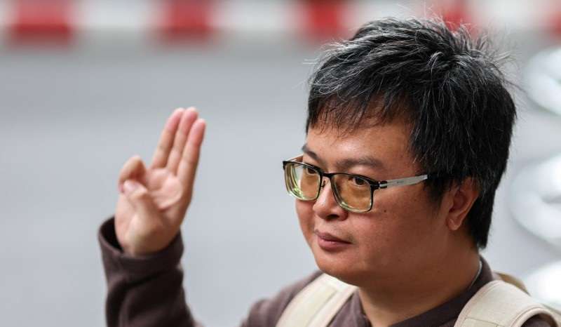 Verdict against prominent activist Arnon Nampa over royal insult charges, in Bangkok
