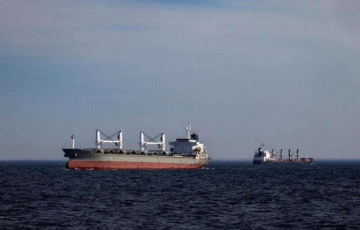 Ukrainian coast guard patrols the "grain corridor" in the Black Sea
