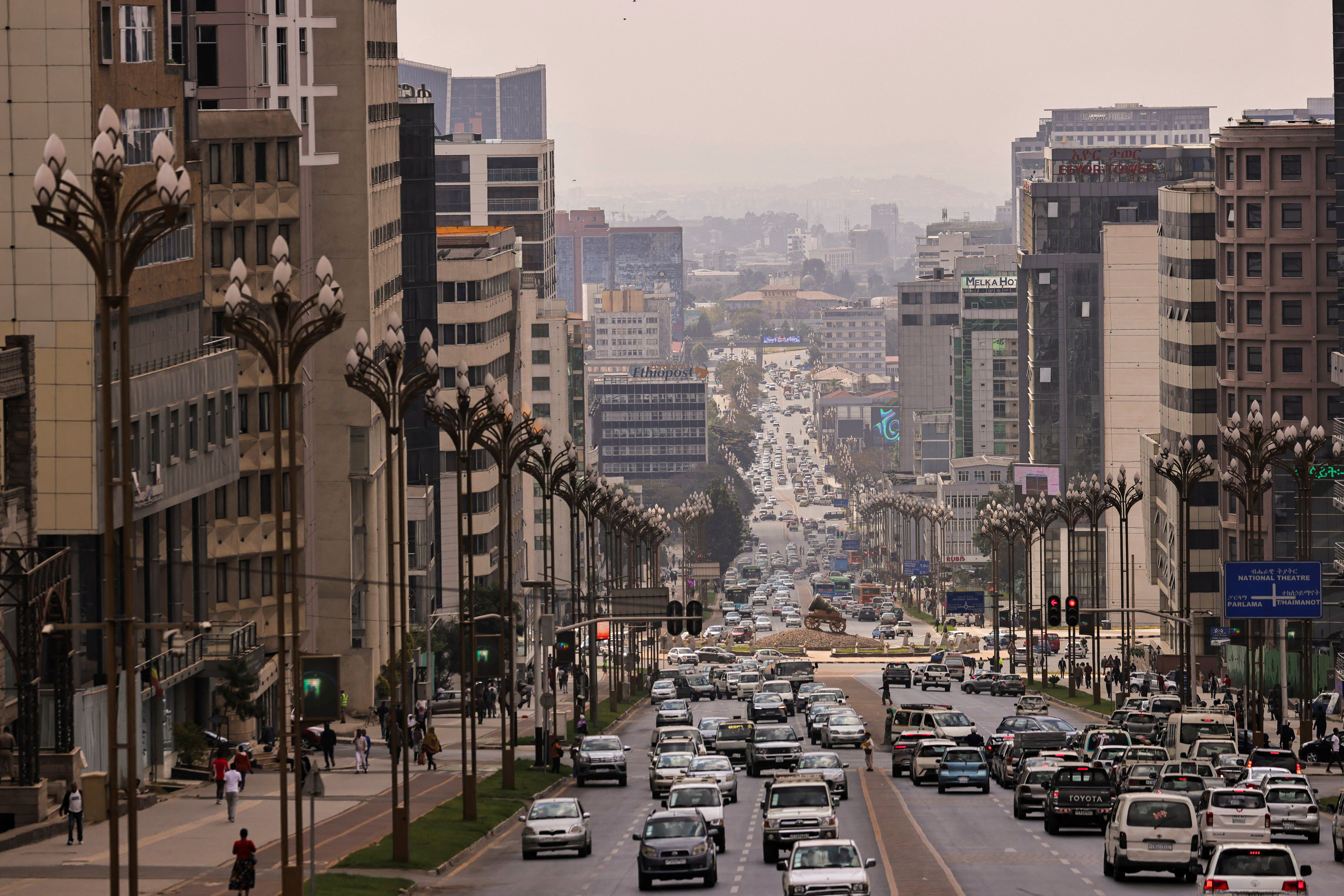 FILE PHOTO: A general view of the cityscape of Addis Ababa
