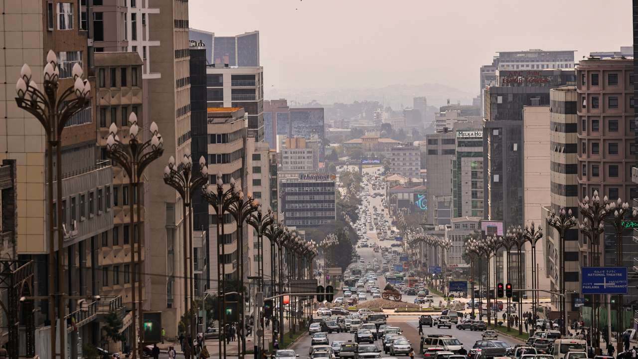 FILE PHOTO: A general view of the cityscape of Addis Ababa