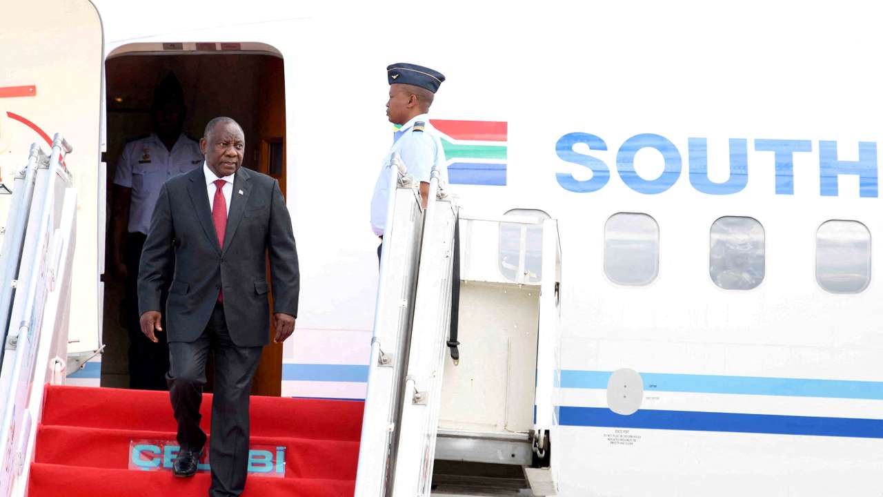 FILE PHOTO: President Ramaphosa arrives to attend the G20 Leaders’ Summit