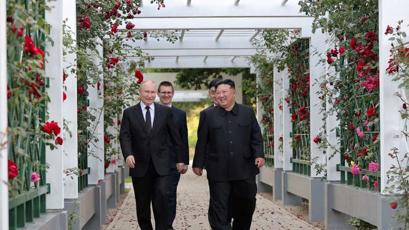 Russian President Putin visits North Korea