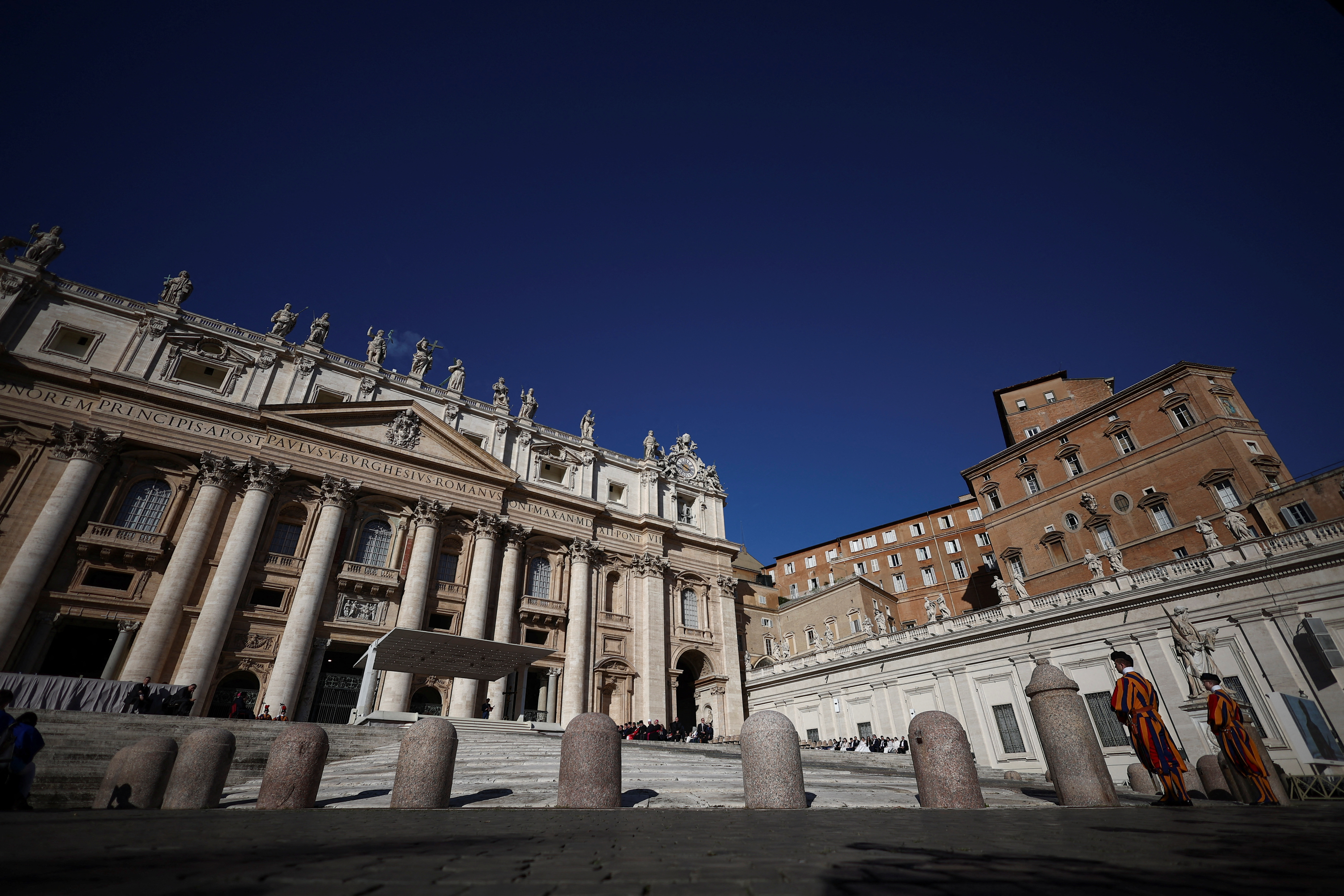 Pope Francis holds a weekly audience at the Vatican