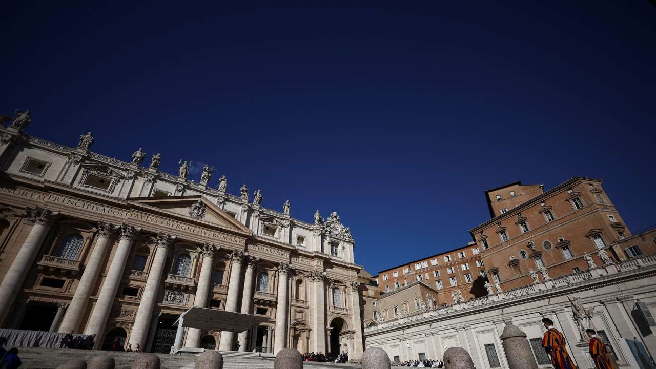 Pope Francis holds a weekly audience at the Vatican