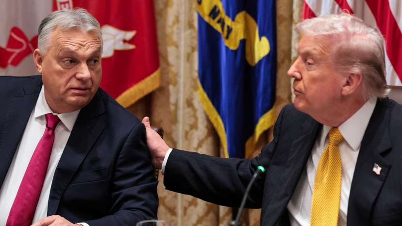 U.S. President Trump meets with Hungary's Prime Minister Orban at the White House
