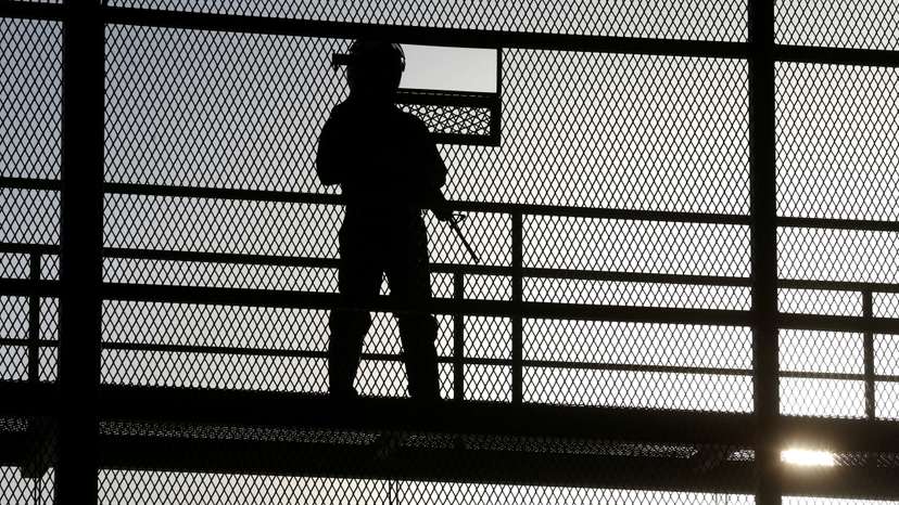 FILE PHOTO: Media tour at CECOT prison in Tecoluca