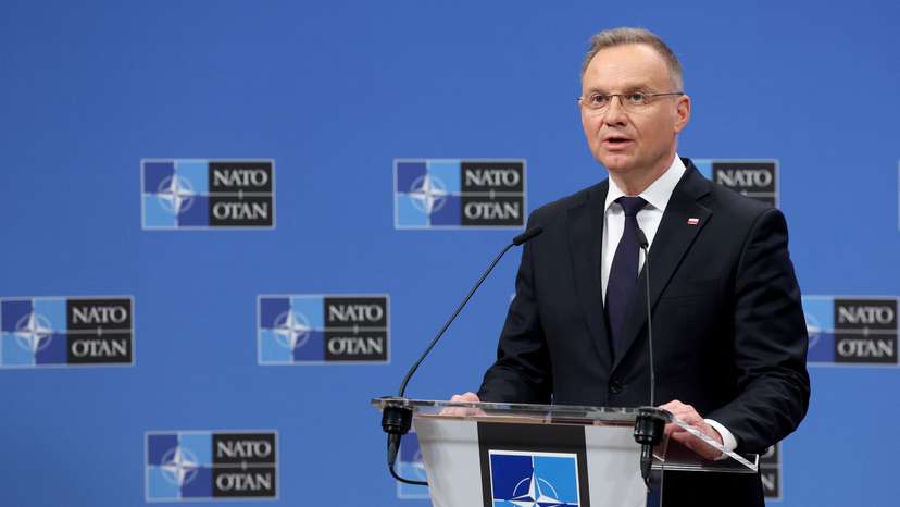 NATO's Rutte and Poland's Duda meet in Brussels