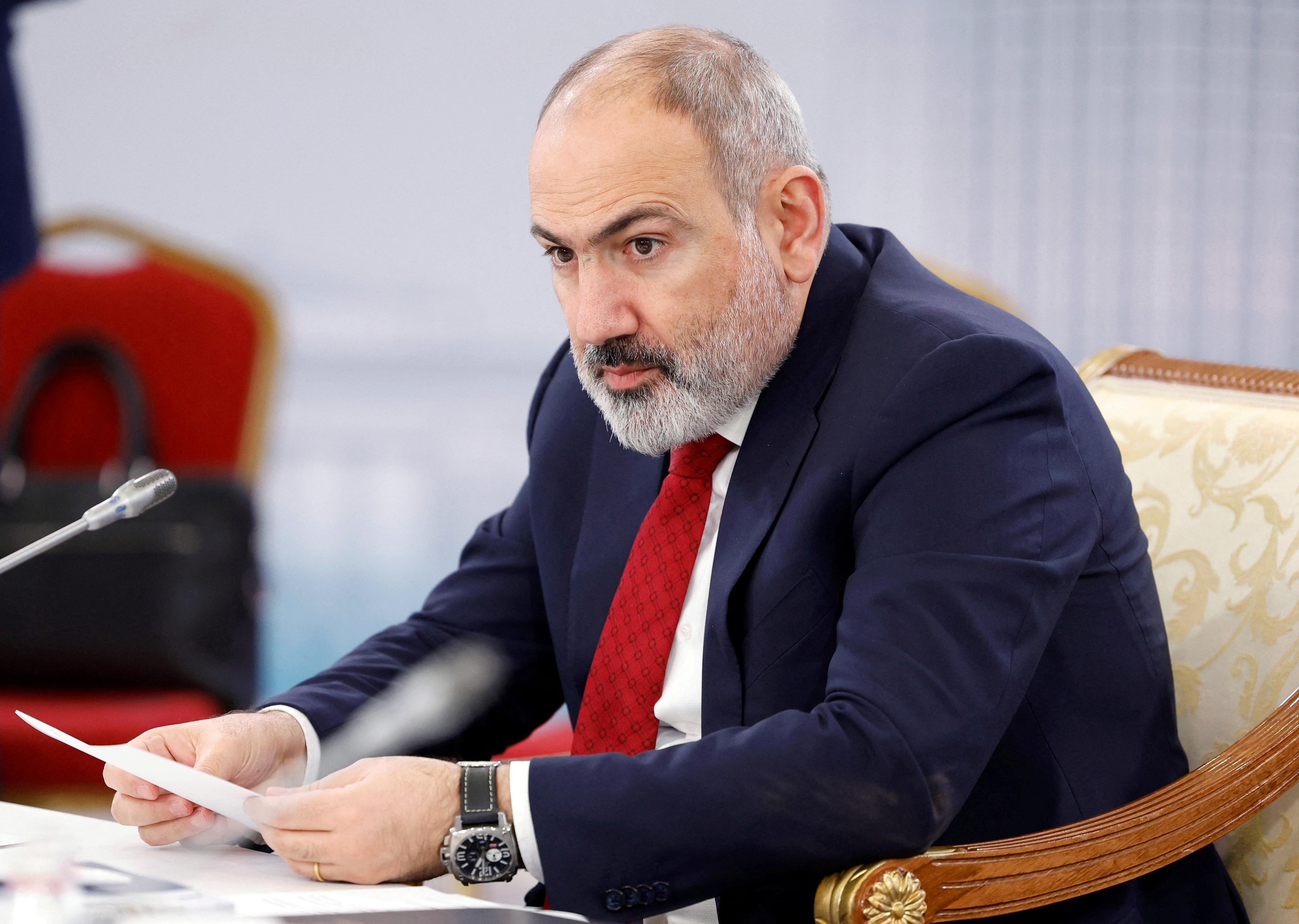 FILE PHOTO: Eurasian Economic Union intergovernmental meeting in Almaty
