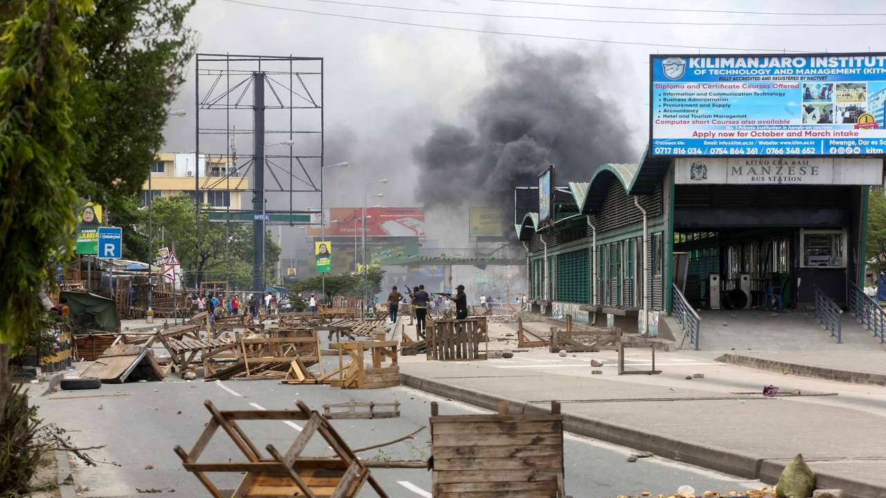 FILE PHOTO: New protests in Tanzania's main city after chaotic election