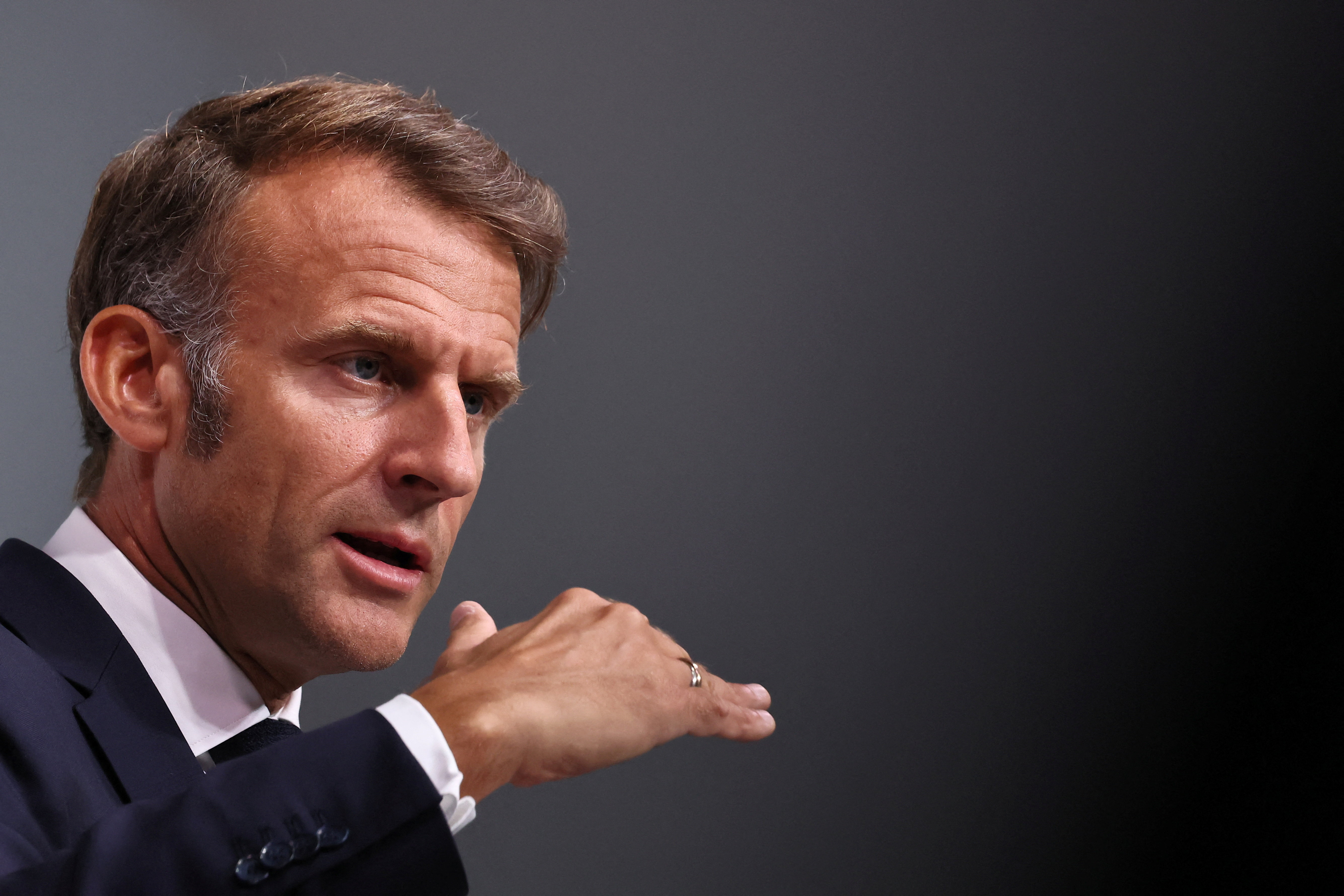 France's Macron and Germany's Merz attend a Franco-German cabinet meeting in Toulon