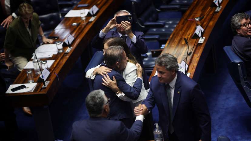 Brazil’s senate advances bill that could reduce Bolsonaro’s prison sentence