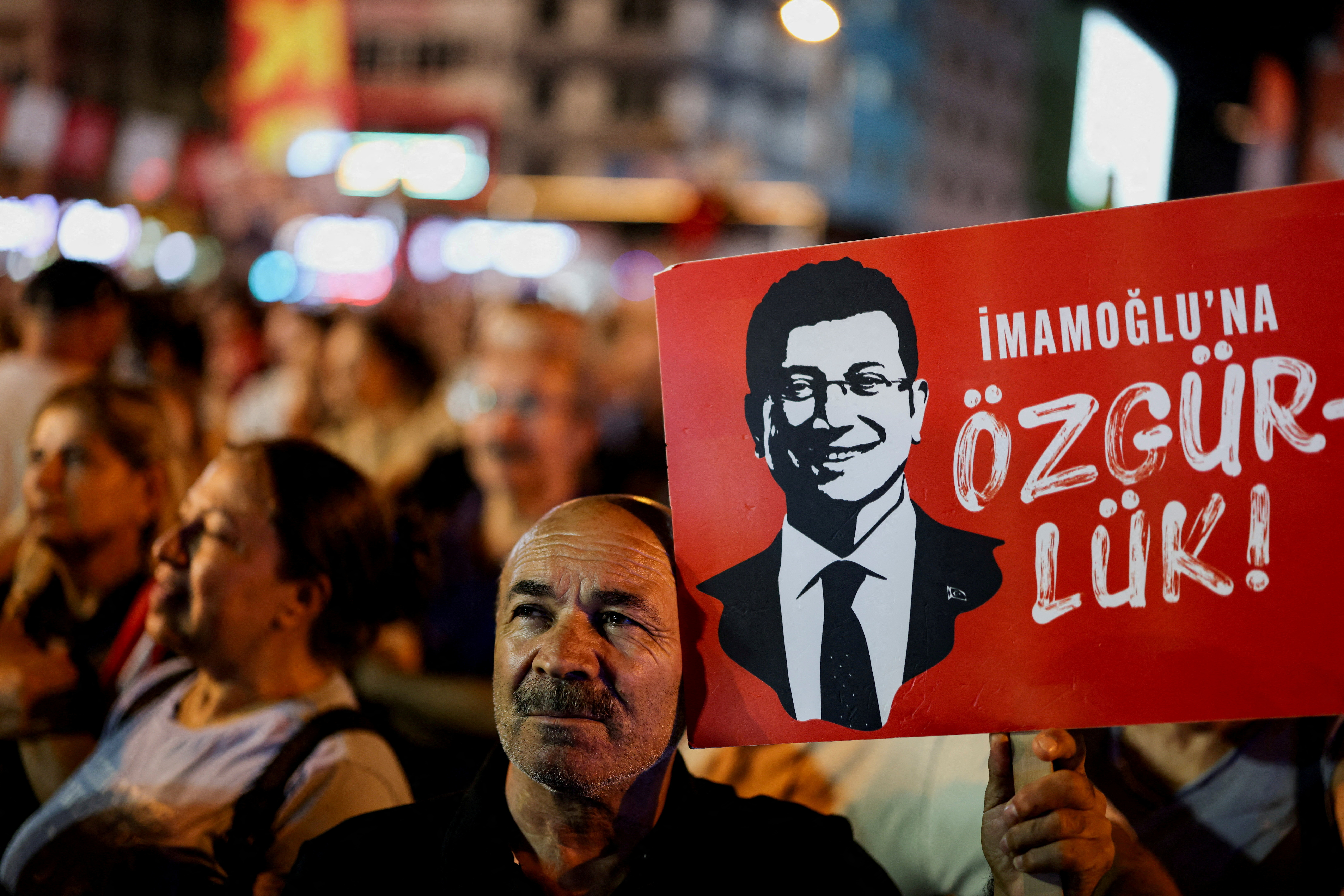 FILE PHOTO: Protest against recent court ruling that ousted the main opposition CHP's Istanbul provincial leadership, in Istanbul