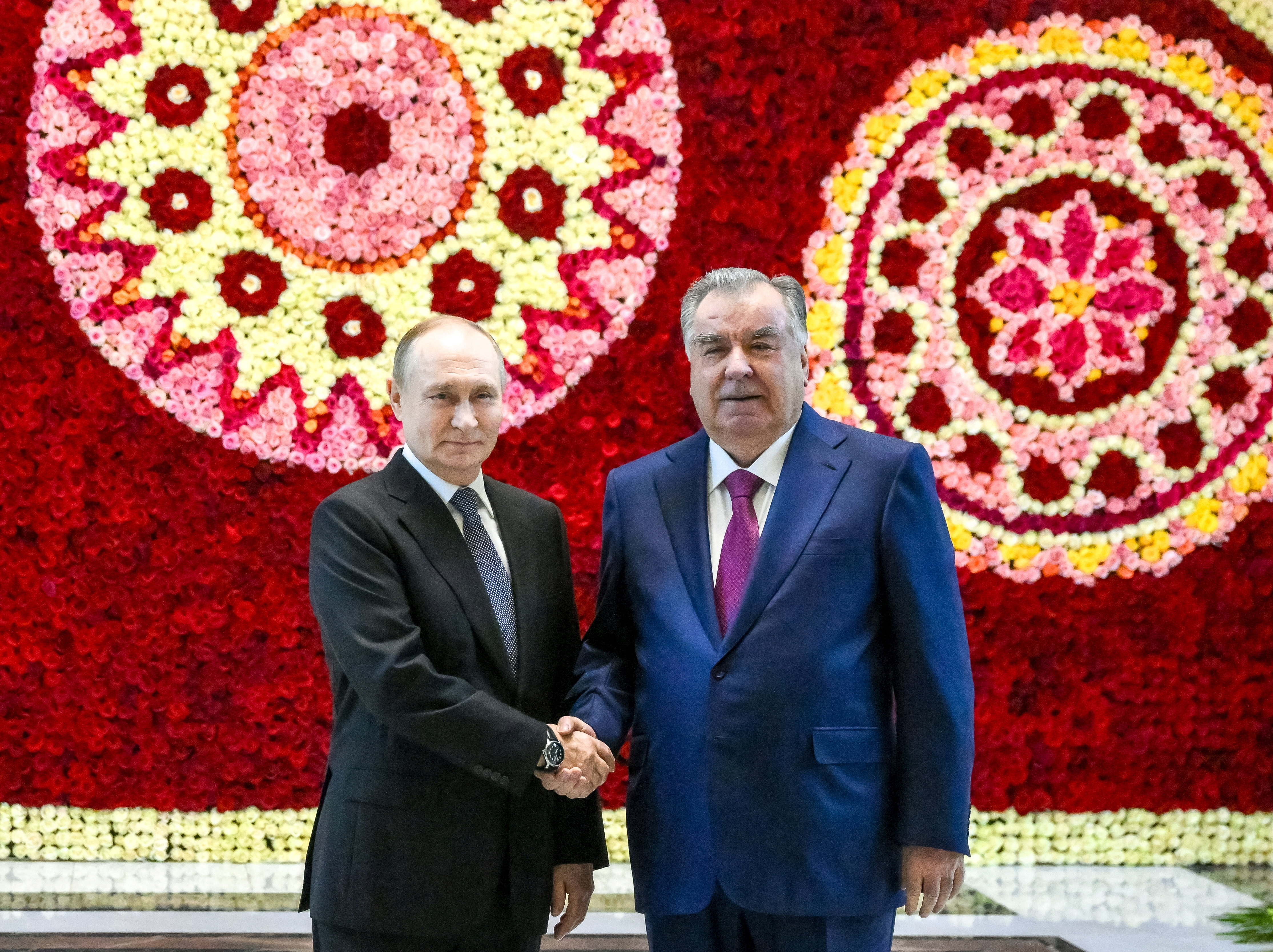 Russian President Vladimir Putin visits Tajikistan