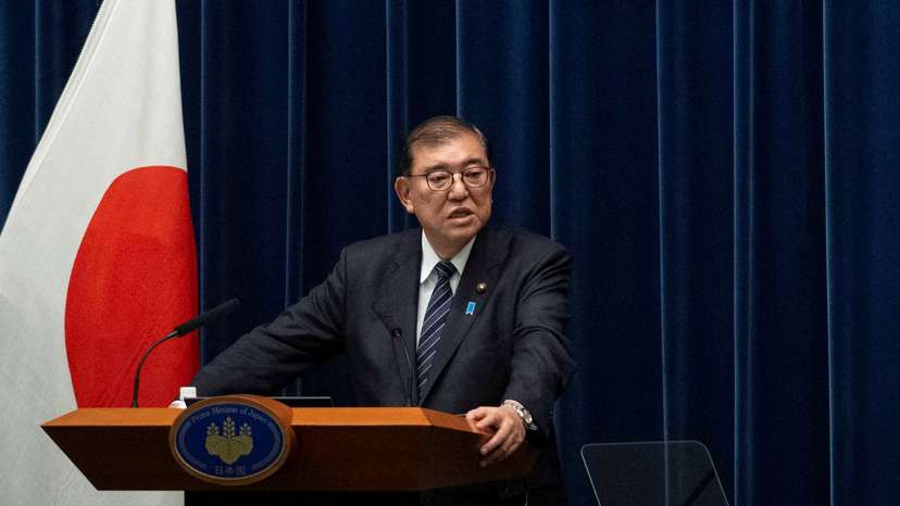 Japan's Prime Minister Shigeru Ishiba holds press conference in Tokyo