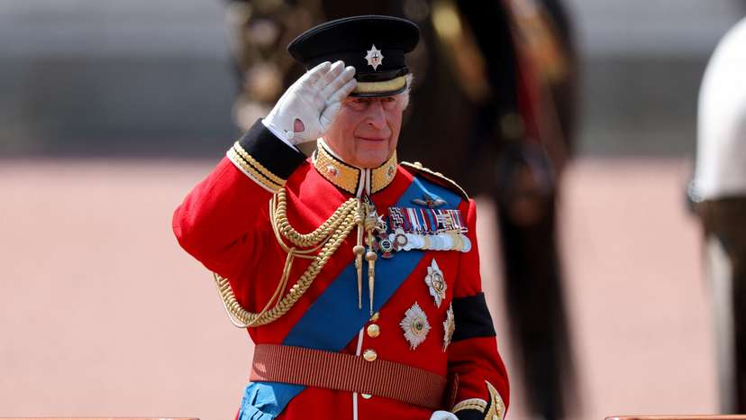 Trooping the Colour parade to honour Britain's King Charles on his official birthday in London
