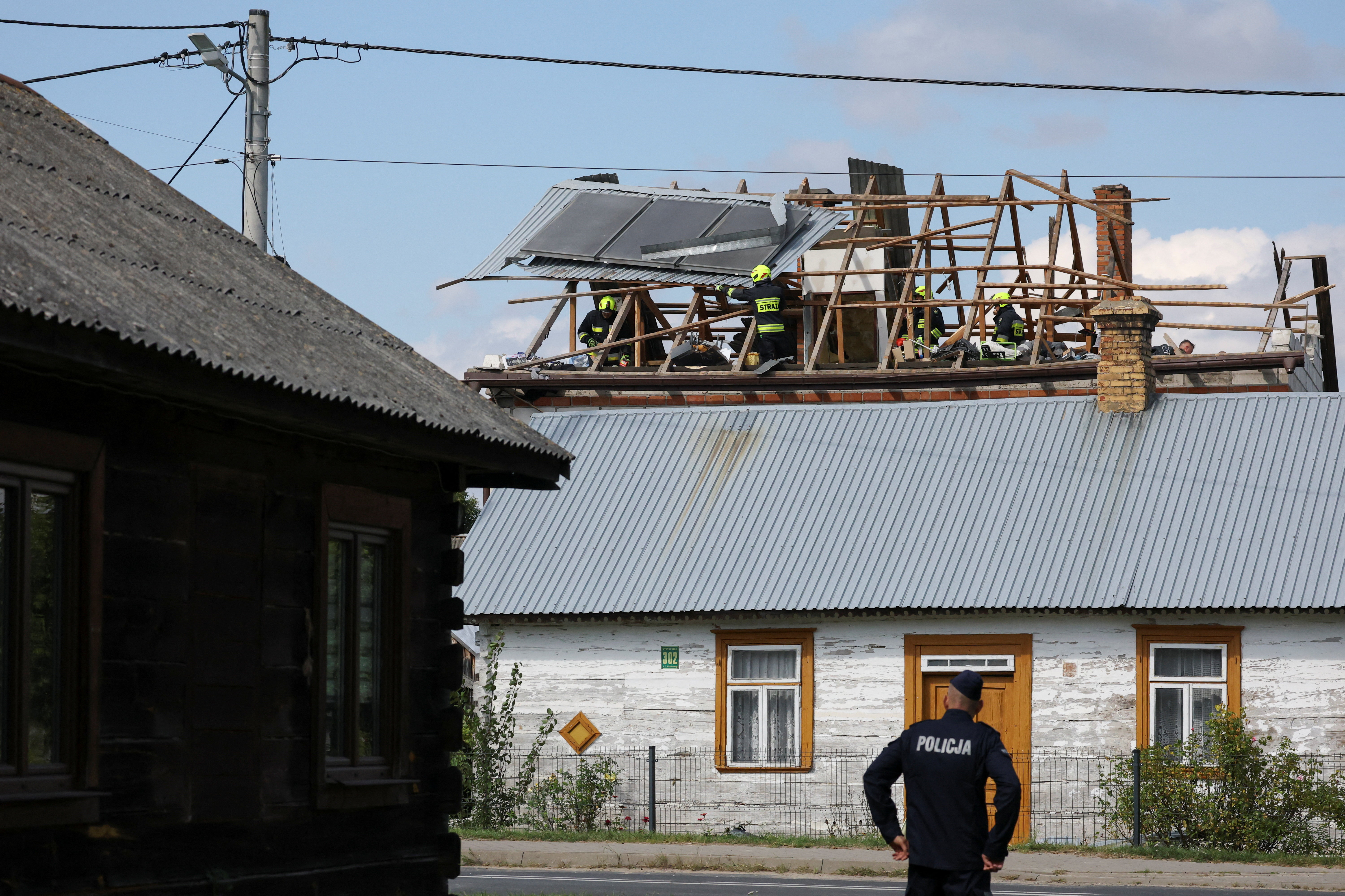 Drones shot down in Polish airspace prompt military patrols