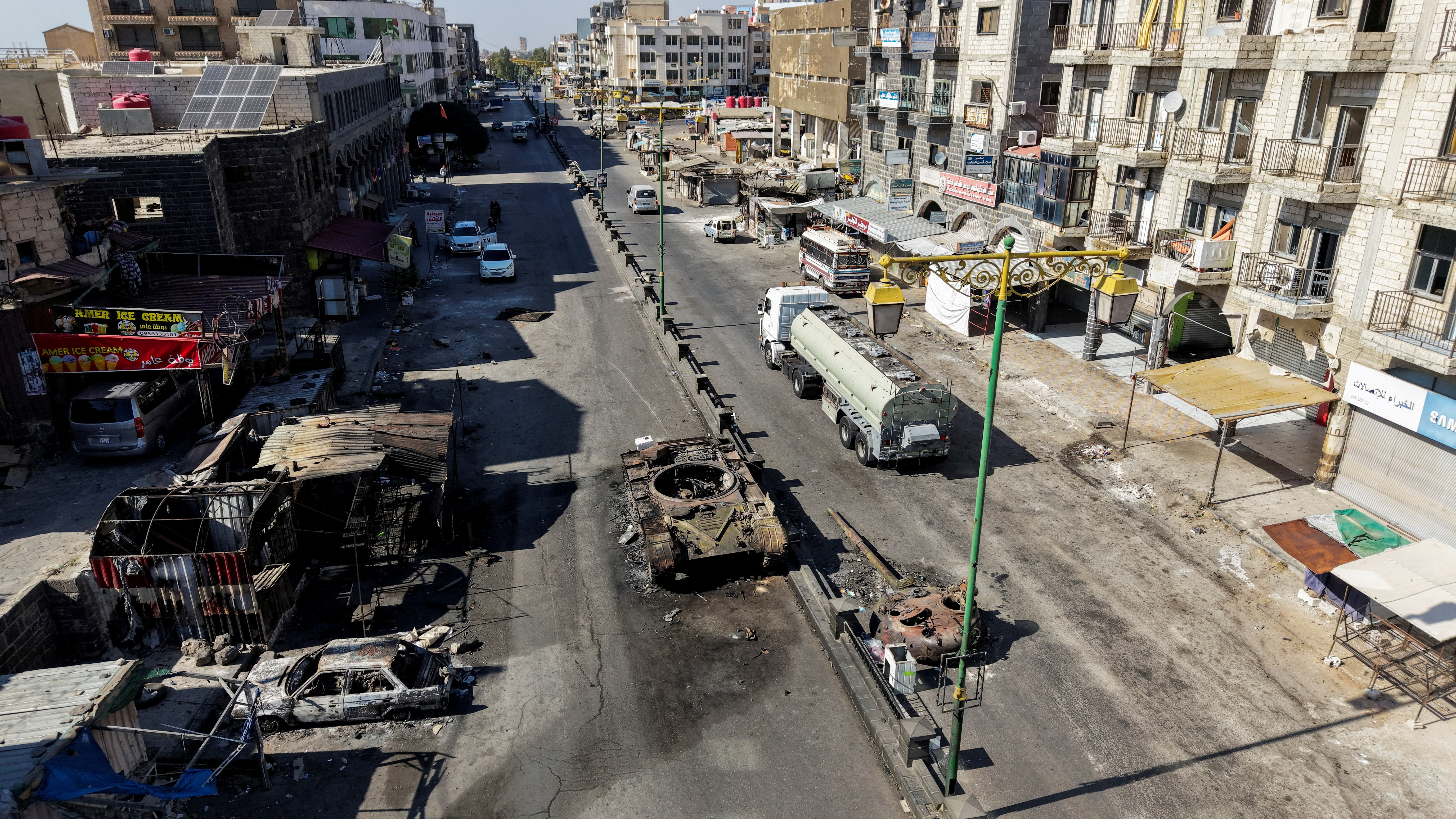 Aftermath of deadly clashes between Druze fighters, Sunni Bedouin tribes and government forces, in Sweida