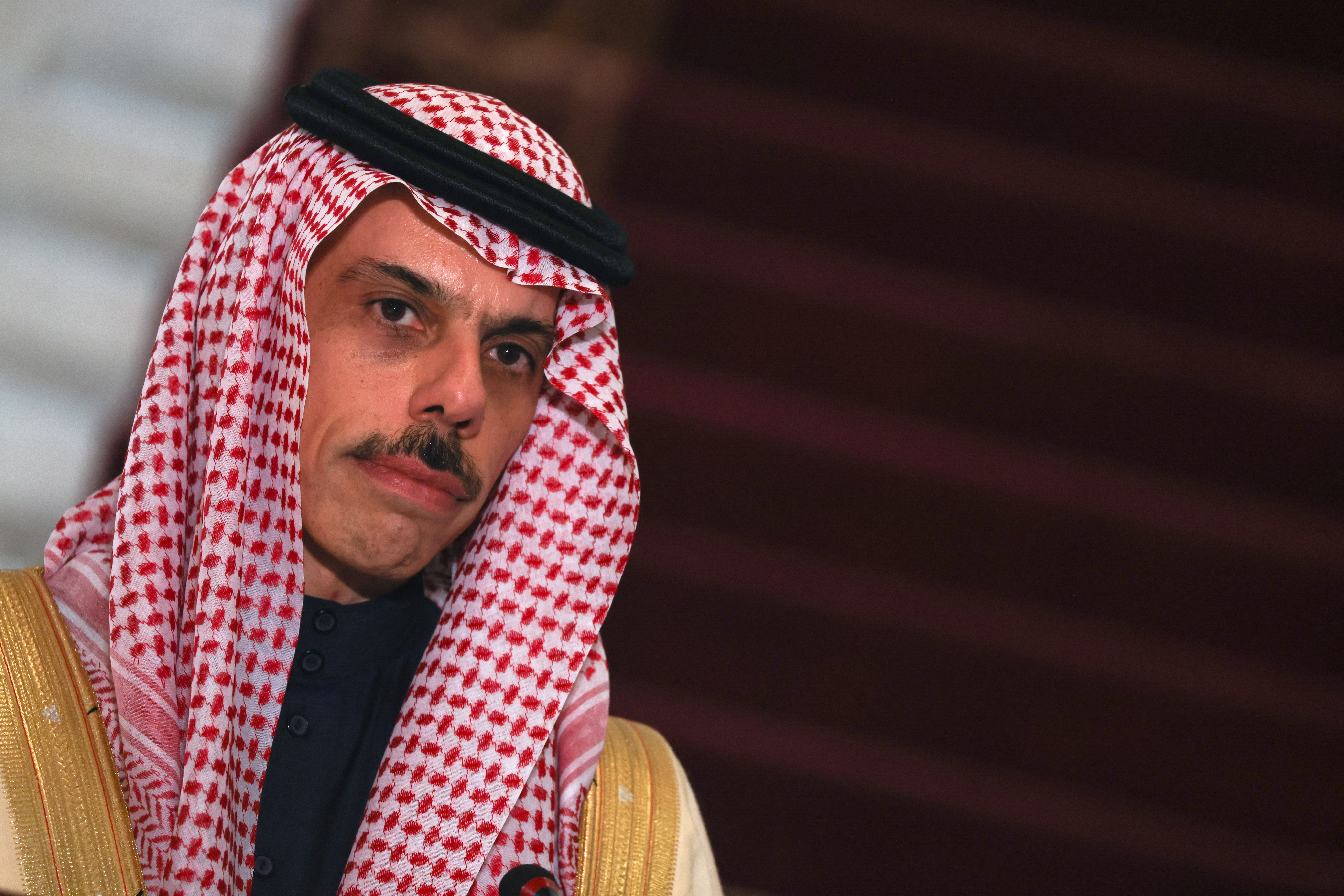 Saudi Arabia's FM Prince Faisal bin Farhan Al Saud meets with Egyptian counterpart Sameh Shoukry, in Cairo